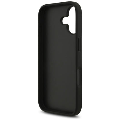 Etui til Apple iPhone 17, Guess, 4G Grained Big and Classic Logo, Sort
