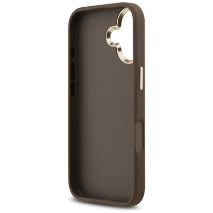 Etui til Apple iPhone 17, Guess, Big 4G Logo Classic, Gylden Brun