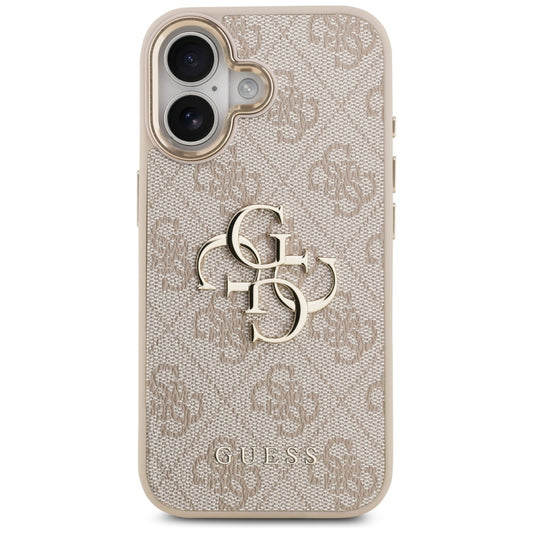 Etui til Apple iPhone 17, Guess, Big 4G Logo Classic, Gylden Rosa