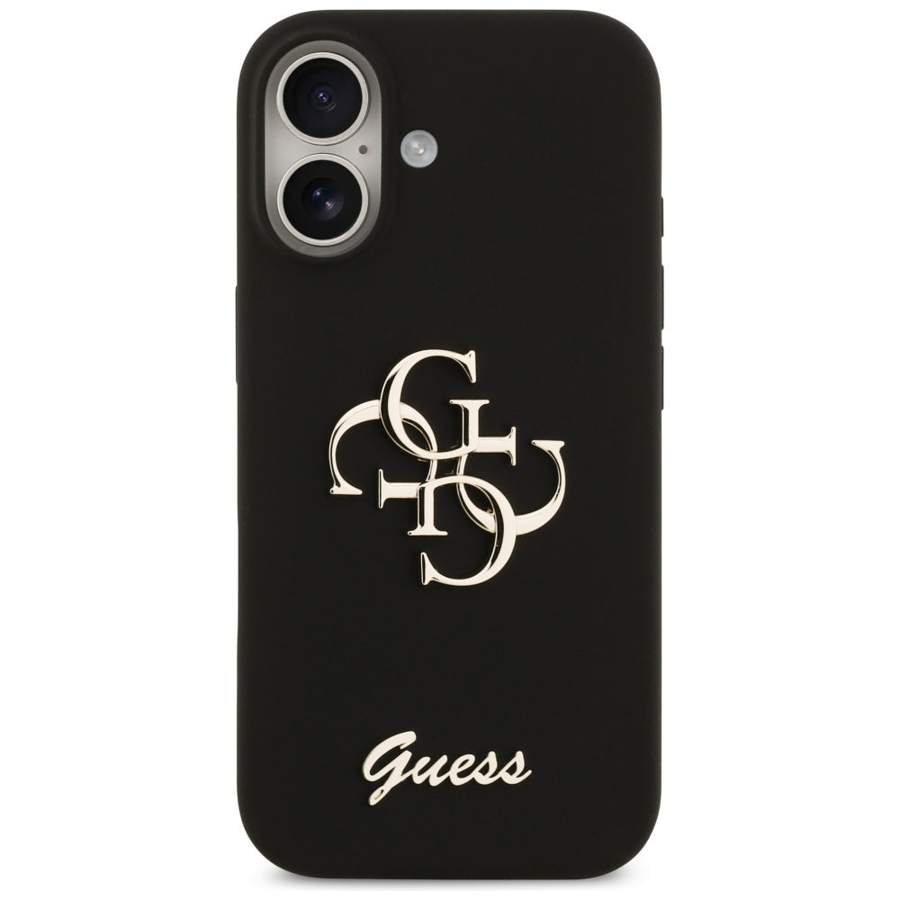 Case for Apple iPhone 17, Guess, Big 4G Script, Black