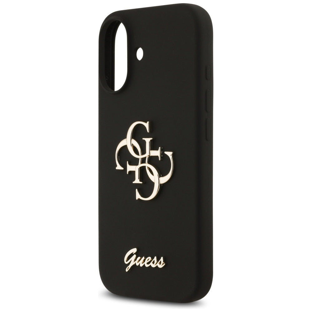 Case for Apple iPhone 17, Guess, Big 4G Script, Black