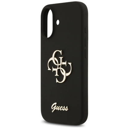 Case for Apple iPhone 17, Guess, Big 4G Script, Black