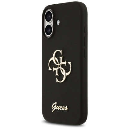 Case for Apple iPhone 17, Guess, Big 4G Script, Black