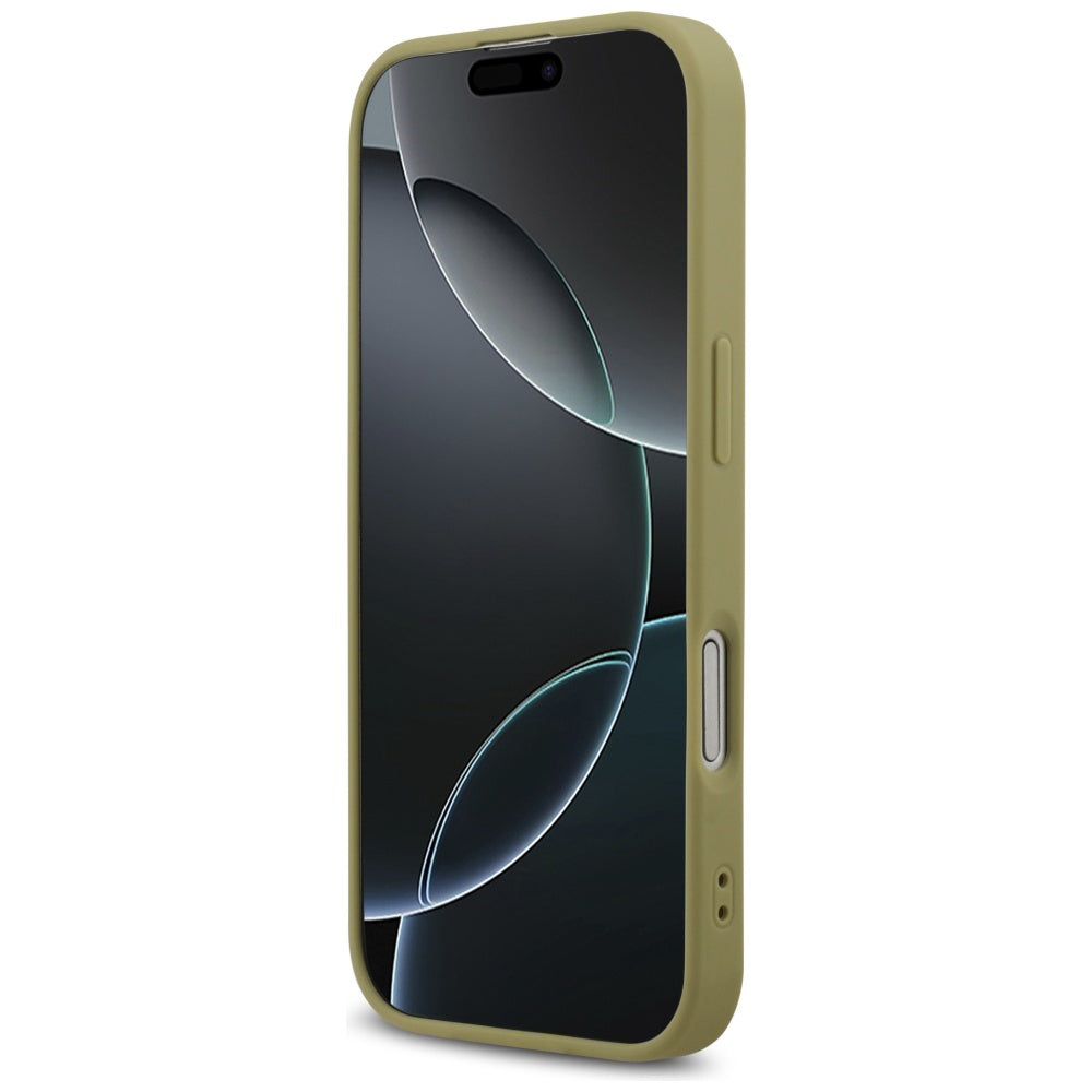 Etui til Apple iPhone 17, Guess, Fixed Glitter Big 4G, Gylden