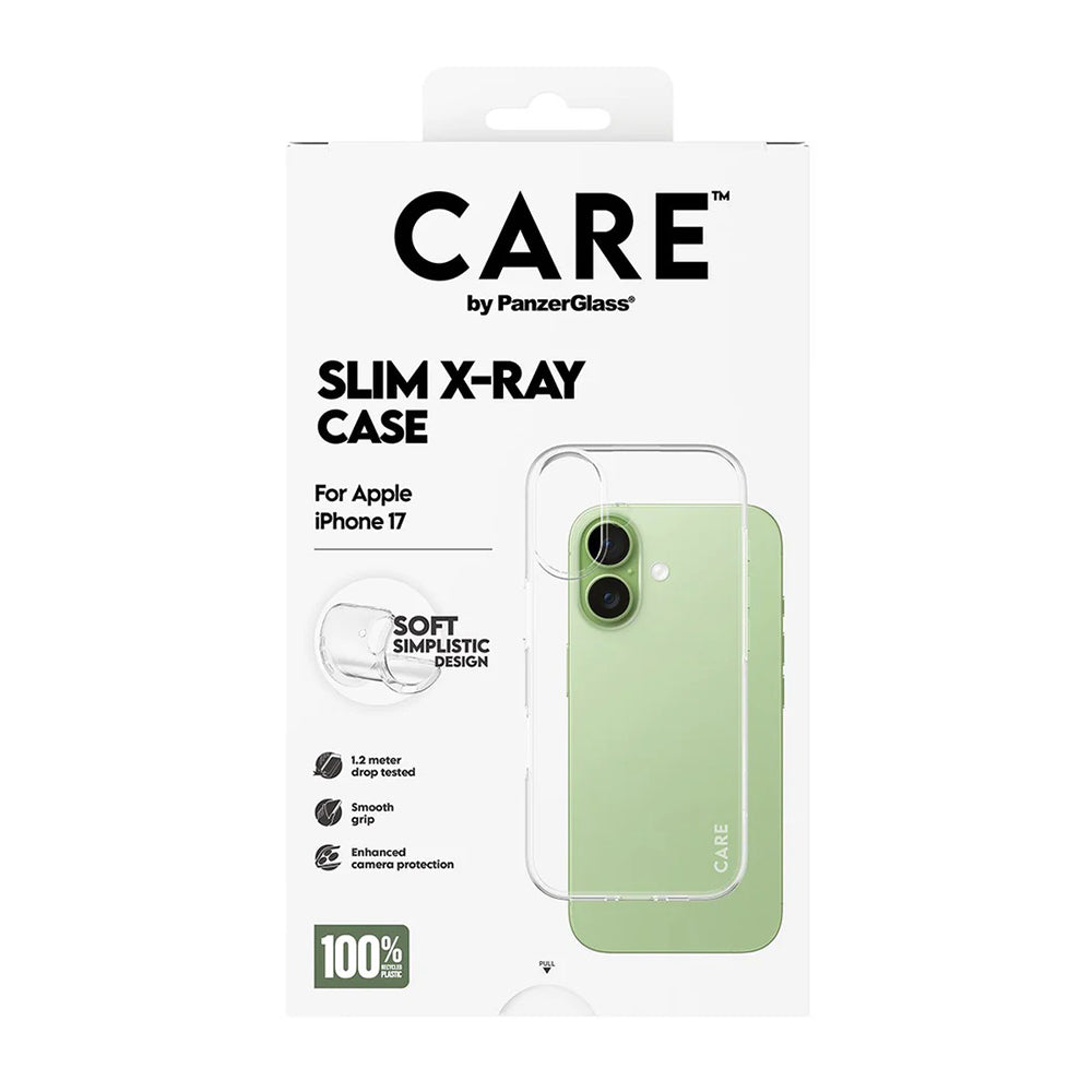 Etui til Apple iPhone 17, PanzerGlass, Care Fashionable X-ray, Transparent