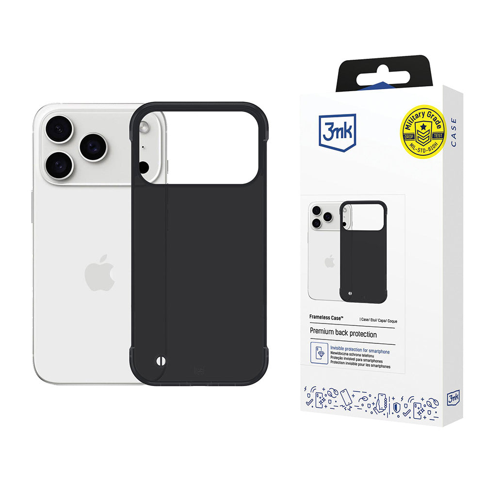 Etui til Apple iPhone 17 Pro, 3MK, Just20g, Sort