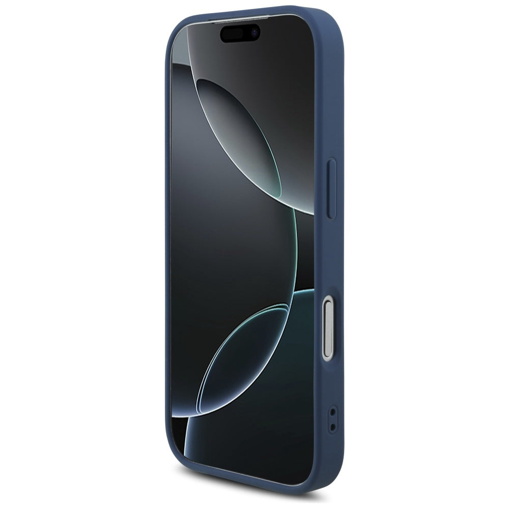 Etui til Apple iPhone 17 Pro, Guess, 4G Big Logo, Blå