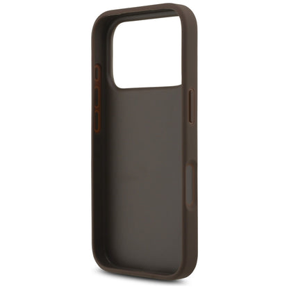 Etui til Apple iPhone 17 Pro, Guess, 4G Big Logo, Brun