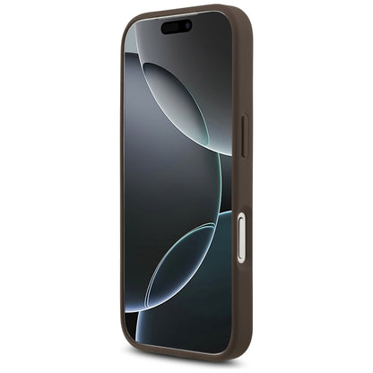 Etui til Apple iPhone 17 Pro, Guess, 4G Big Logo, Brun
