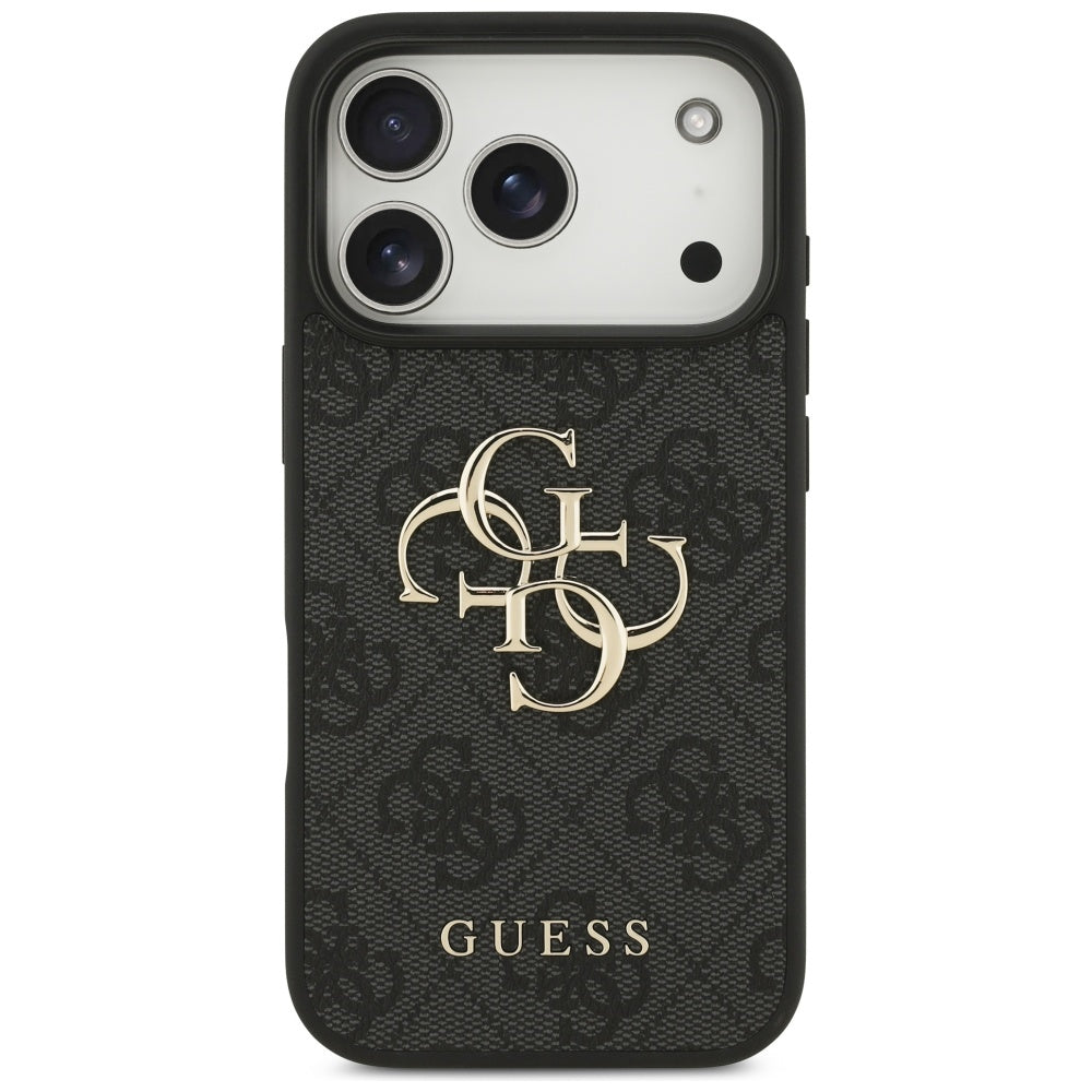 Etui til Apple iPhone 17 Pro, Guess, 4G Big Logo, Sort