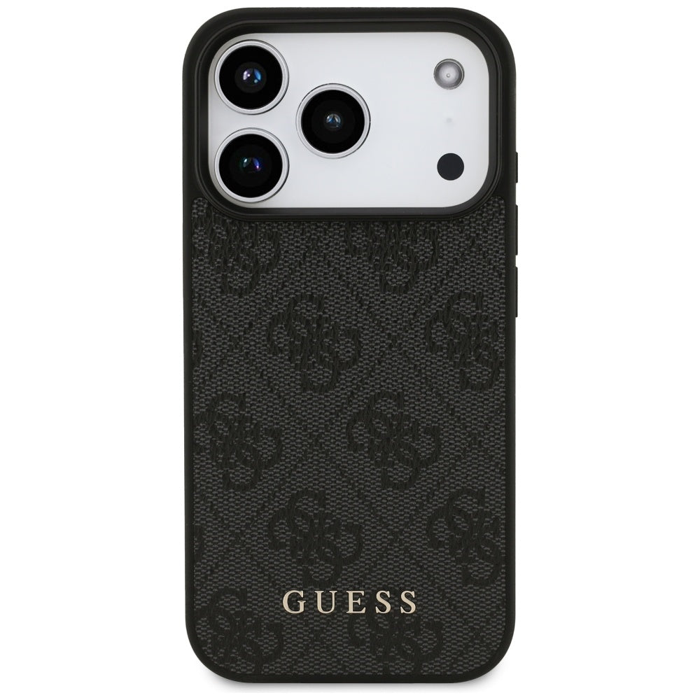 Etui til Apple iPhone 17 Pro, Guess, 4G Classic, Sort