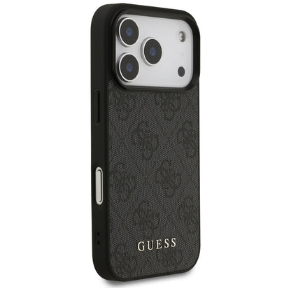 Etui til Apple iPhone 17 Pro, Guess, 4G Classic, Sort
