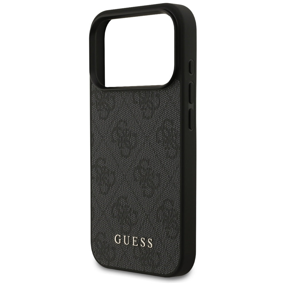 Etui til Apple iPhone 17 Pro, Guess, 4G Classic, Sort