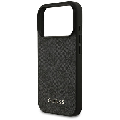 Etui til Apple iPhone 17 Pro, Guess, 4G Classic, Sort