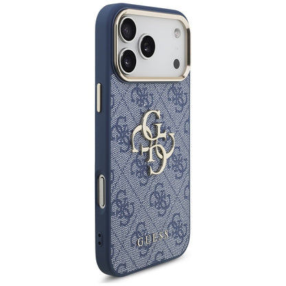 Etui til Apple iPhone 17 Pro, Guess, Big 4G Logo Classic, Gyldenblå