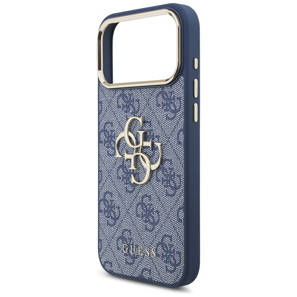 Etui til Apple iPhone 17 Pro, Guess, Big 4G Logo Classic, Gyldenblå