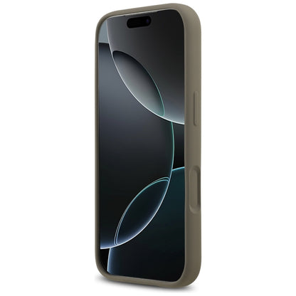 Etui til Apple iPhone 17 Pro, Guess, Big 4G Script, Brun