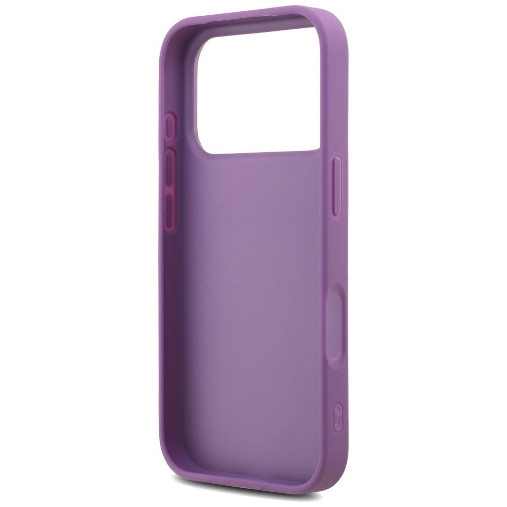 Etui til Apple iPhone 17 Pro, Guess, Fixed Glitter Big 4G, Lilla