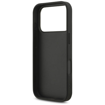 Etui til Apple iPhone 17 Pro, Guess, Fixed Glitter Big 4G, Sort