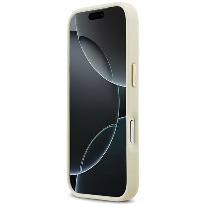 Etui til Apple iPhone 17 Pro, Karl Lagerfeld, Script Logo, Beige