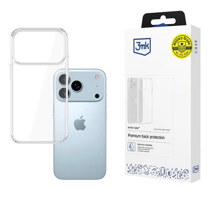 Etui til Apple iPhone 17 Pro Max, 3MK, Armor, Gennemsigtig