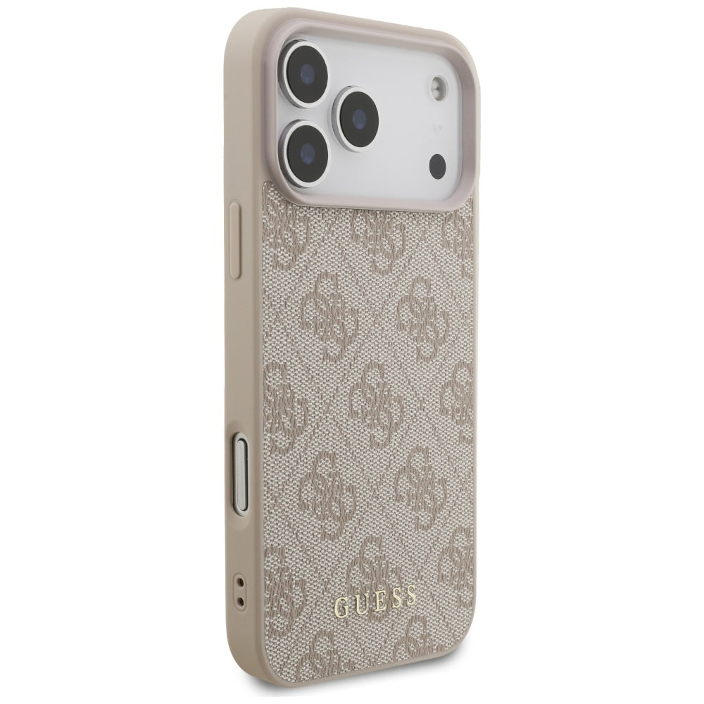 Etui til Apple iPhone 17 Pro Max, Guess, 4G Classic, Pink