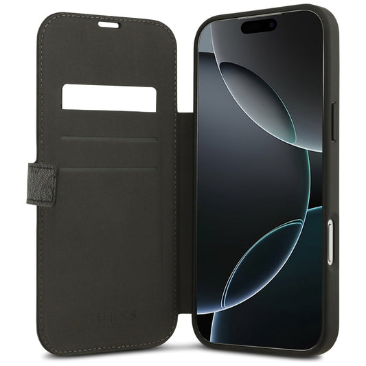 Etui til Apple iPhone 17 Pro Max, Guess, 4G Metal Logo, Sort