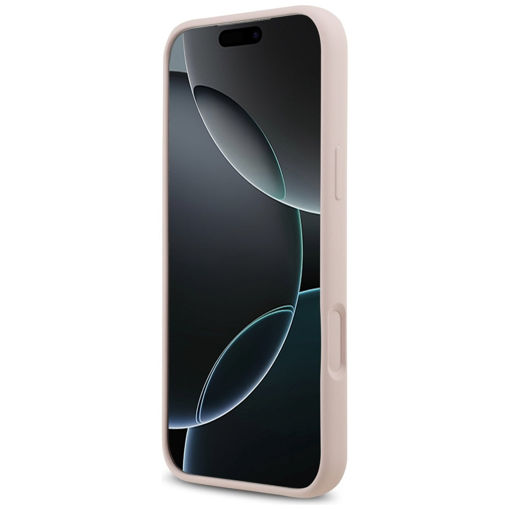 Etui til Apple iPhone 17 Pro Max, Guess, Big 4G Script, Lys Rosa