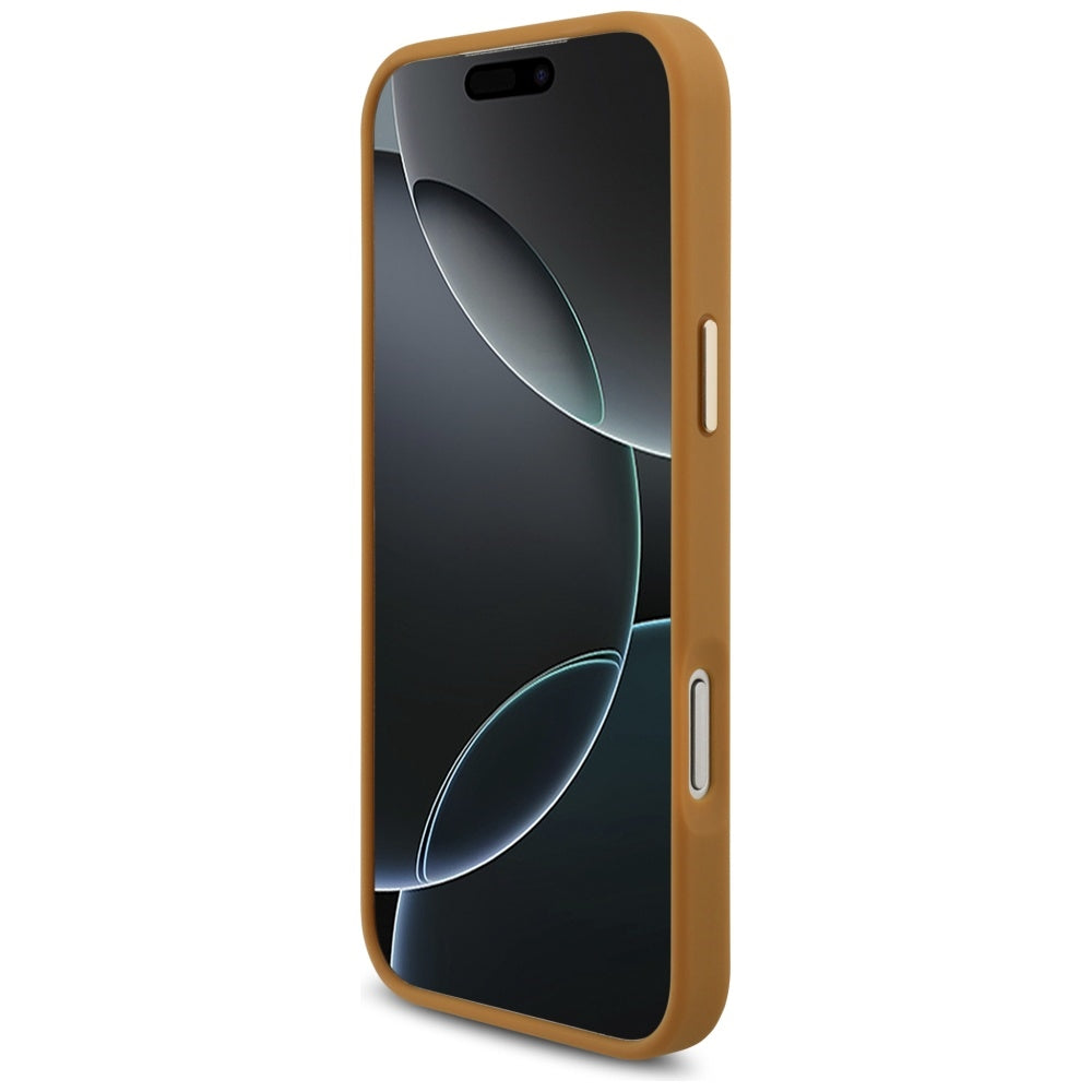 Etui til Apple iPhone 17 Pro Max, Karl Lagerfeld, Script Logo, Brun