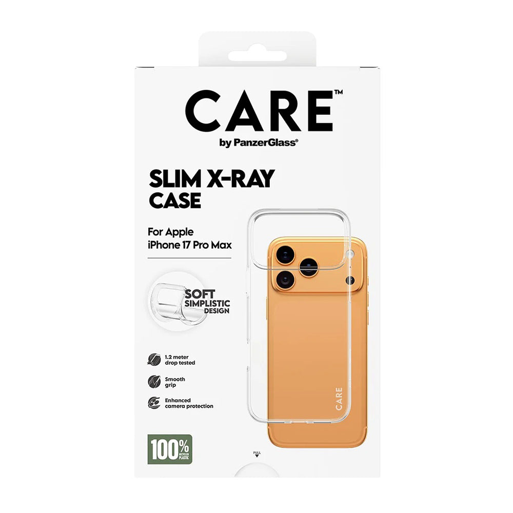 Etui til Apple iPhone 17 Pro Max, PanzerGlass, Care Fashionable X-ray, Gennemsigtig