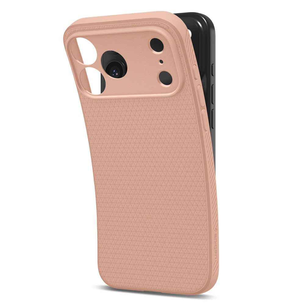 Etui til Apple iPhone 17 Pro Max, Spigen, Liquid Air, Pink