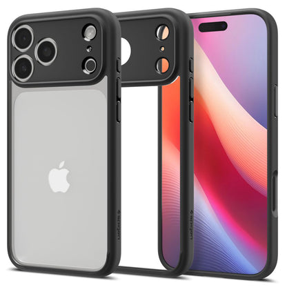Etui til Apple iPhone 17 Pro Max, Spigen, Ultra Hybrid, Mat Sort