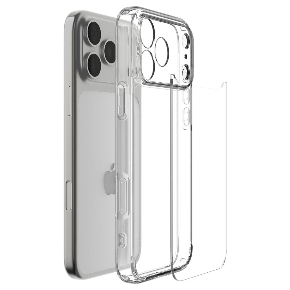Etui til Apple iPhone 17 Pro Max, Spigen, Ultra Hybrid, Gennemsigtig