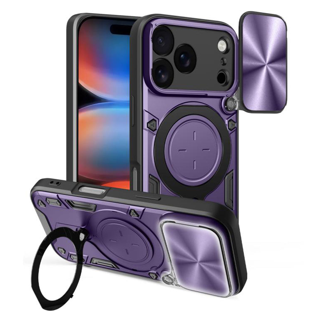 Hus til Apple iPhone 17 Pro Max, Techsuit, CamGuard Pro, Lilla