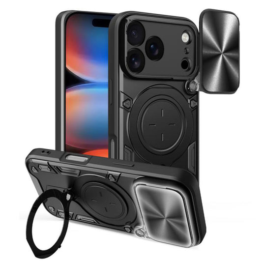 Etui til Apple iPhone 17 Pro Max, Techsuit, CamGuard Pro, Sort