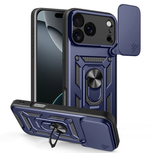 Etui til Apple iPhone 17 Pro Max, Techsuit, CamShield, Blå
