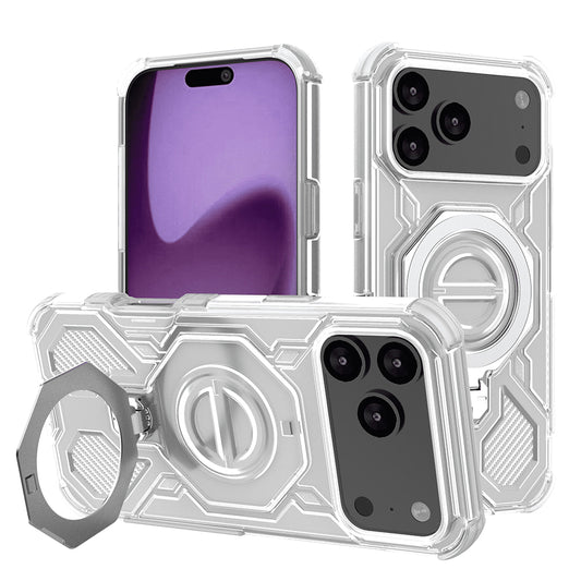 Etui til Apple iPhone 17 Pro Max, Techsuit, Carbon Shield Pro, Hvid