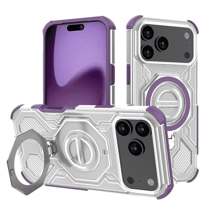 Etui til Apple iPhone 17 Pro Max, Techsuit, Carbon Shield Pro, Lilla