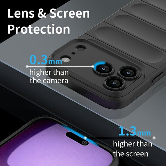 Etui til Apple iPhone 17 Pro Max, Techsuit, Magic Shield, Sort