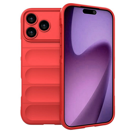 Etui til Apple iPhone 17 Pro Max, Techsuit, Magic Shield, Rød