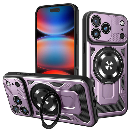 Etui til Apple iPhone 17 Pro Max, Techsuit, RuggedCam, Lilla