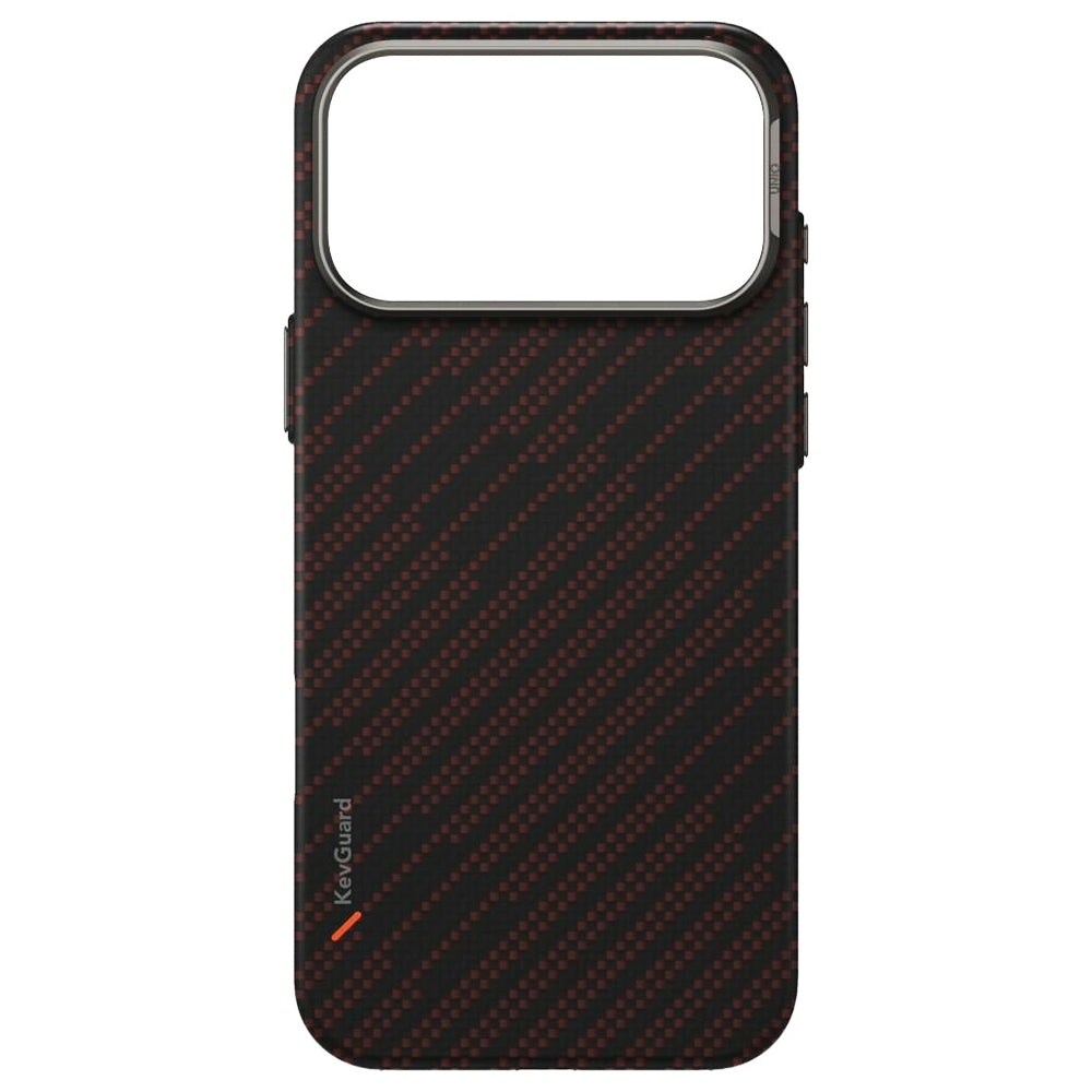 MagSafe cover til Apple iPhone 17 Pro Max, UNIQ, Keva MagClick, Sort Rød