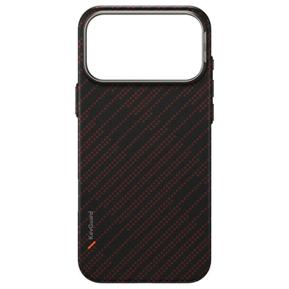 MagSafe cover til Apple iPhone 17 Pro Max, UNIQ, Keva MagClick, Sort Rød