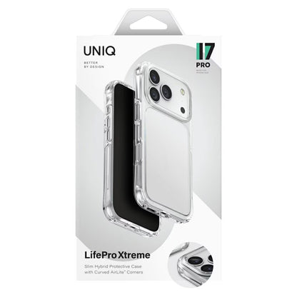 Etui til Apple iPhone 17 Pro Max, UNIQ, LifePro Xtreme, Gennemsigtig