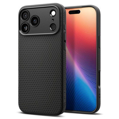 Cover til Apple iPhone 17 Pro, Spigen, Liquid Air, Mat Sort