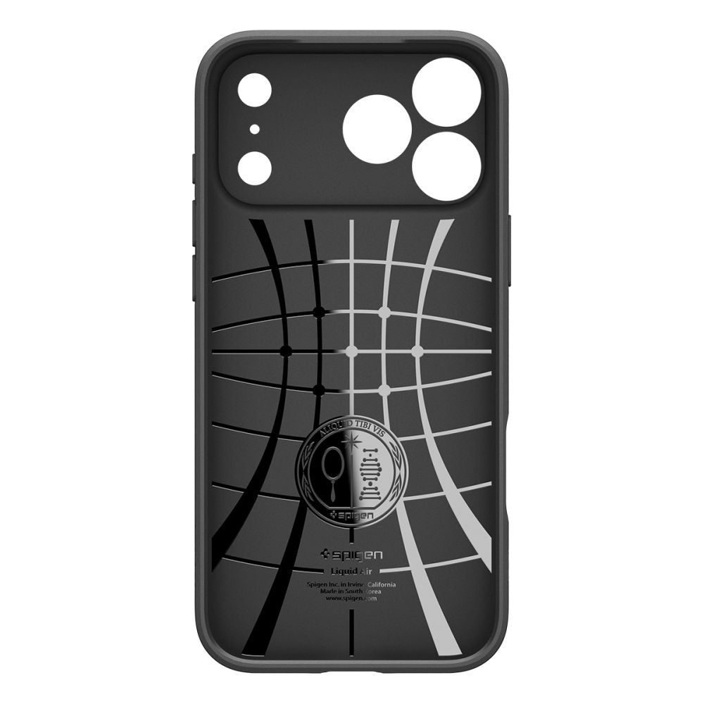 Cover til Apple iPhone 17 Pro, Spigen, Liquid Air, Mat Sort