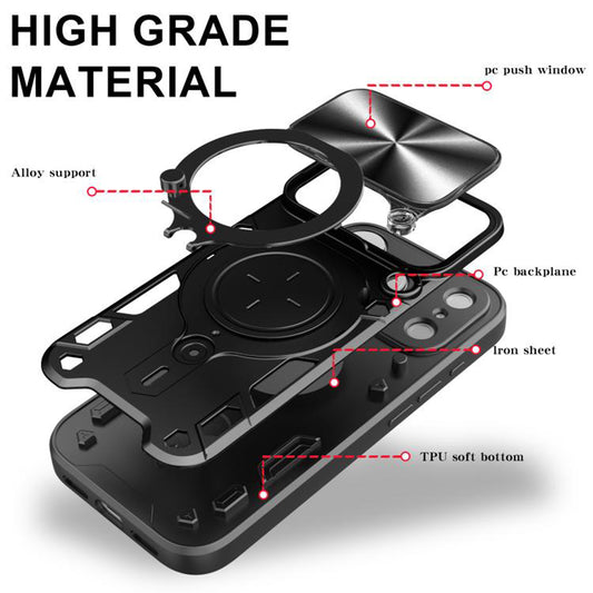 Etui til Apple iPhone 17 Pro, Techsuit, CamGuard Pro, Rosaguld