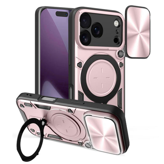 Etui til Apple iPhone 17 Pro, Techsuit, CamGuard Pro, Rosaguld