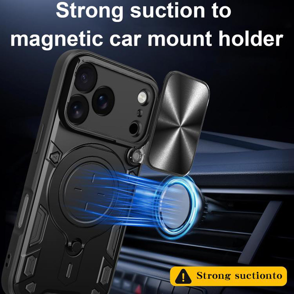 Etui til Apple iPhone 17 Pro, Techsuit, CamGuard Pro, Rosaguld