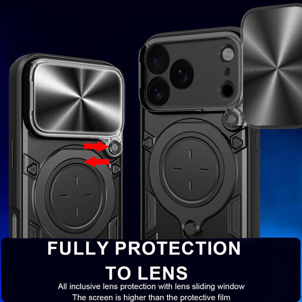 Etui til Apple iPhone 17 Pro, Techsuit, CamGuard Pro, Rosaguld